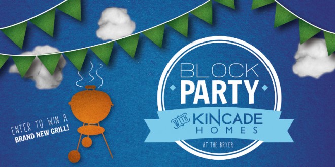 Win a grill at the Kincade Homes Block Party