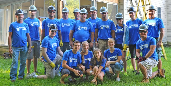 group photo - Building for Ben