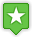 Map marker green star